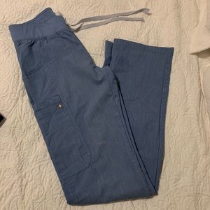 Kade Cargo Scrub Pants Heather blue XXS tall